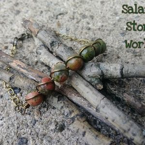 Bronze Unakite Bracelet